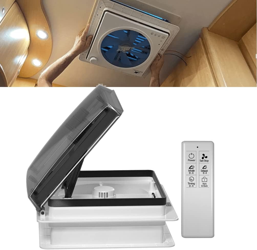 Ventilateur de toit camping-car électrique