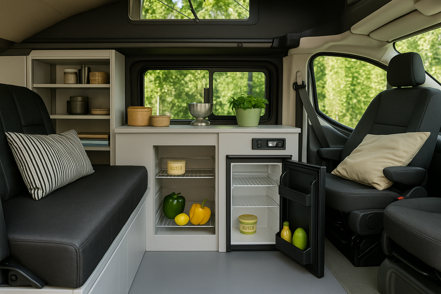 frigo van aménagé