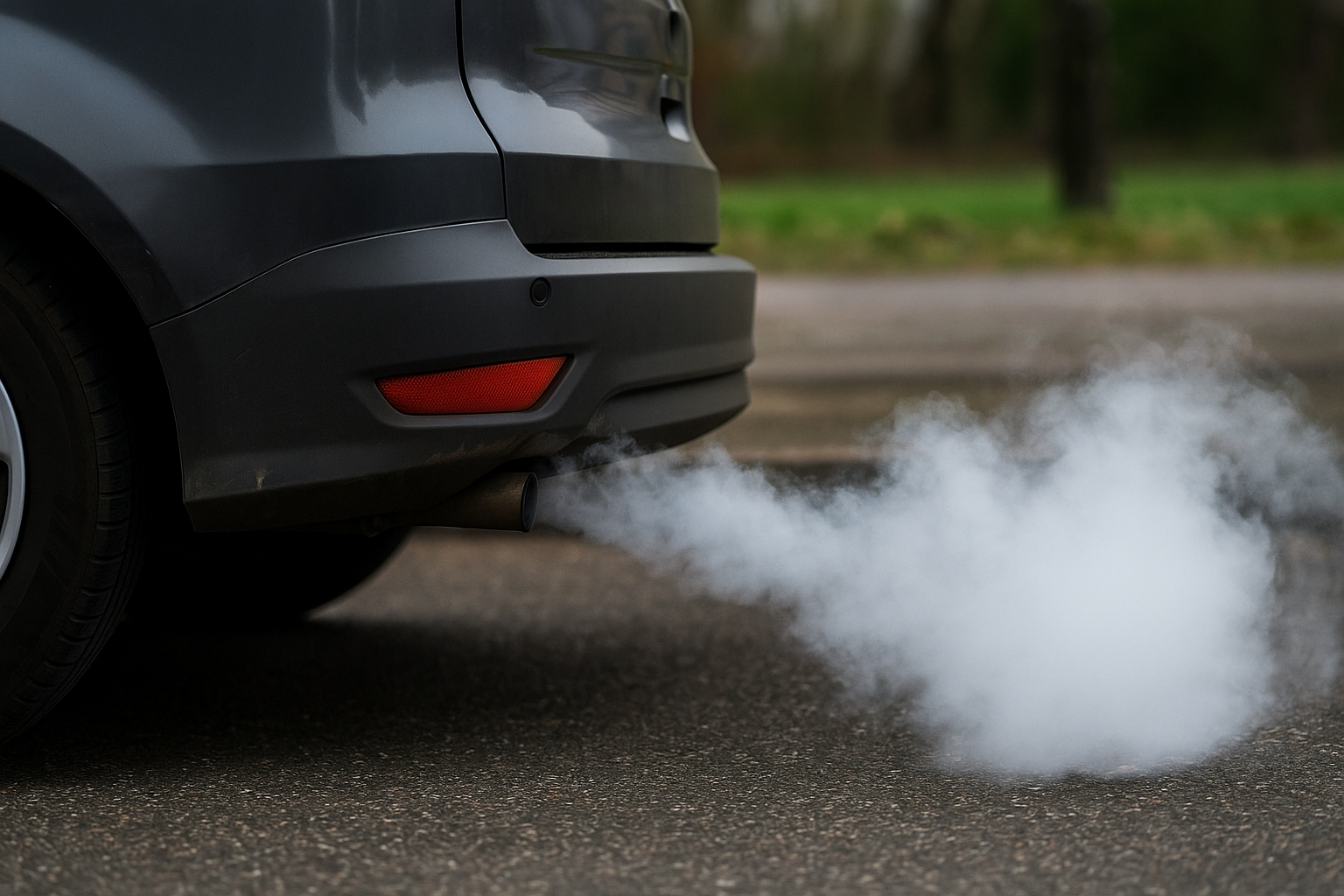 Ma voiture fume blanc et sent mauvais