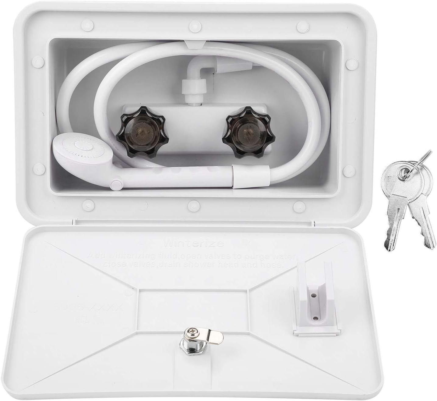 Kit de cabine de douche extérieure pour van aménagé