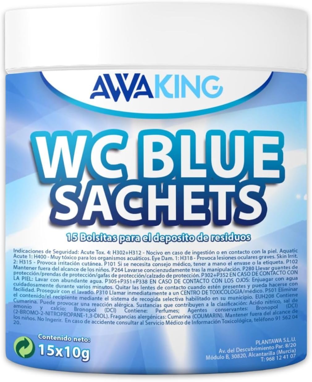 Pastilles chimiques WC nettoyant désodorisant