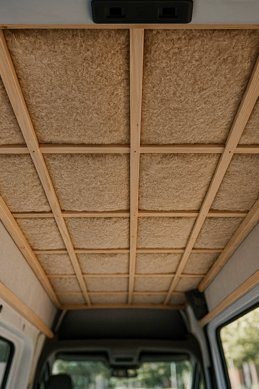 plafond isolant van aménagé