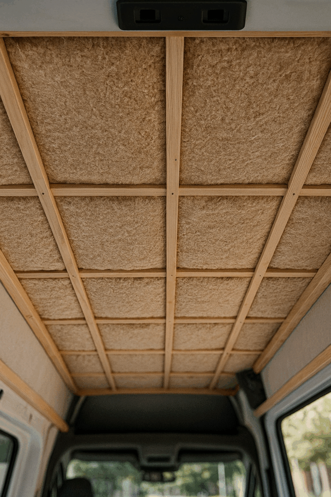 plafond isolant van aménagé plafond isolant van aménagé