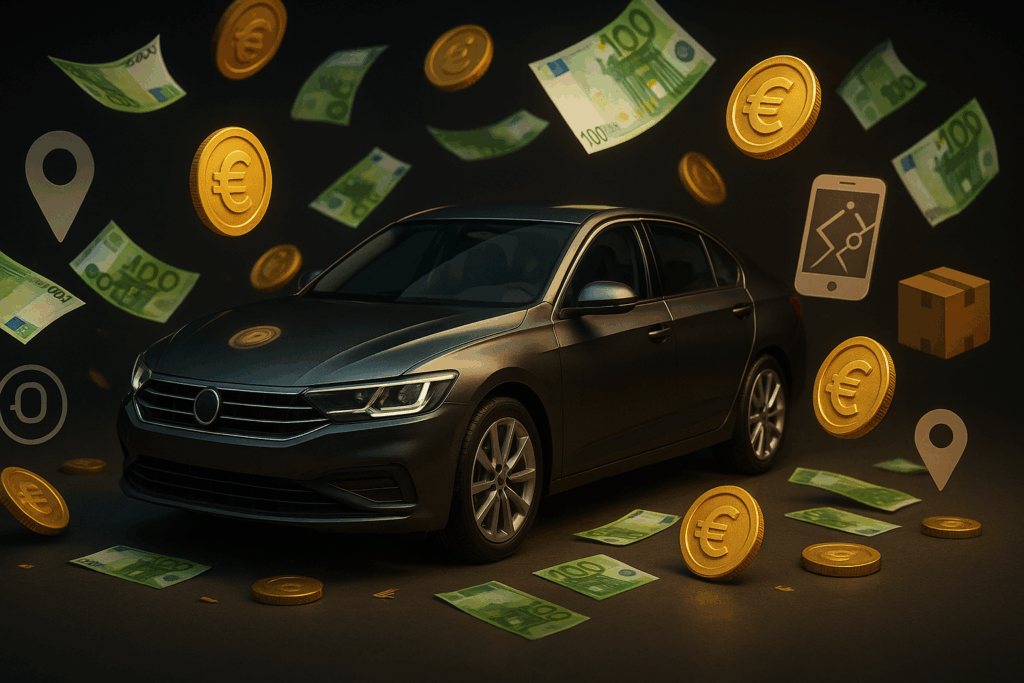 gagner de l'argent avec sa voiture