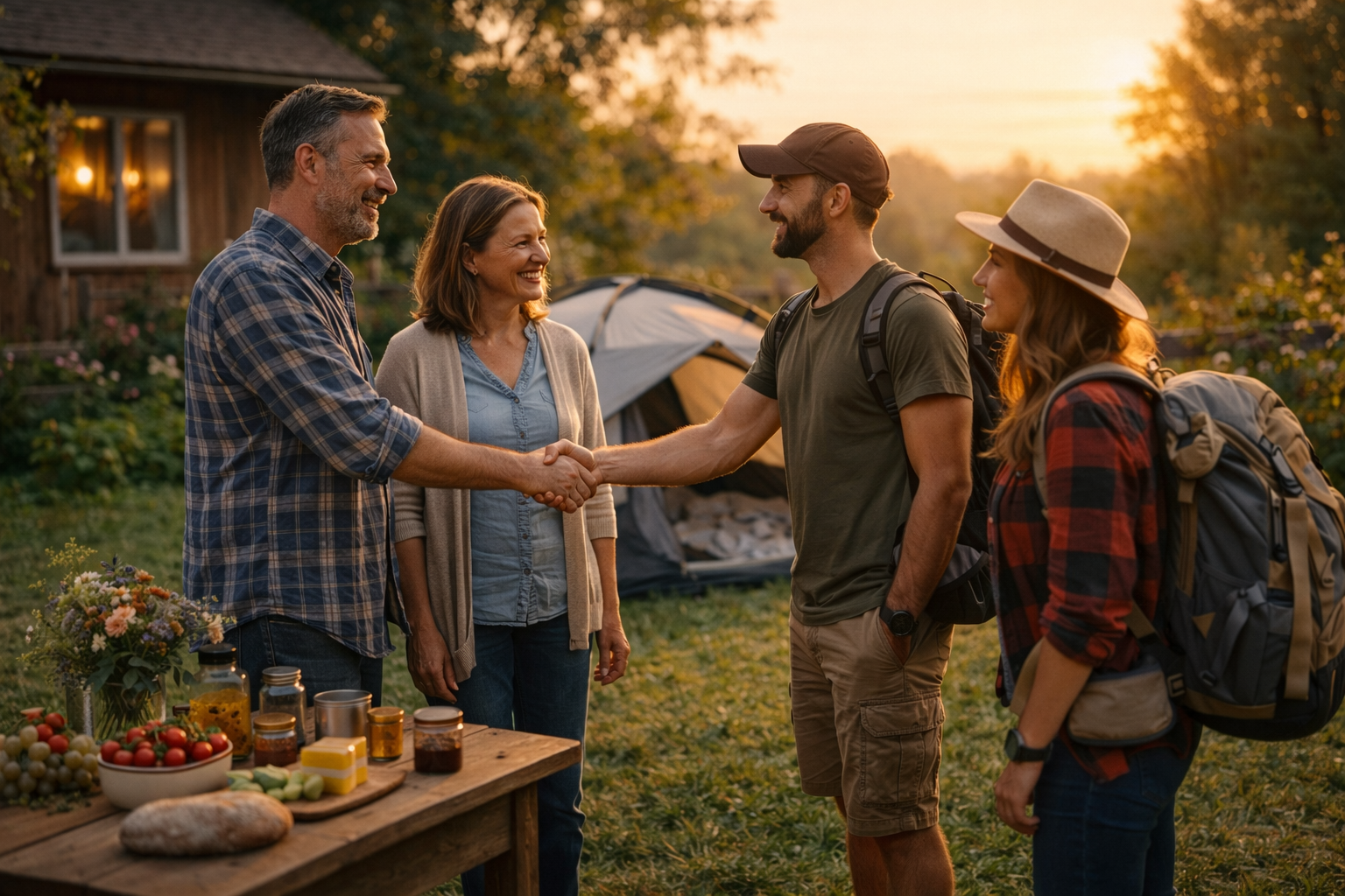 camping dormir chez l'habitant