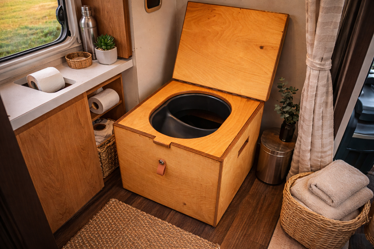 toilettes seches van